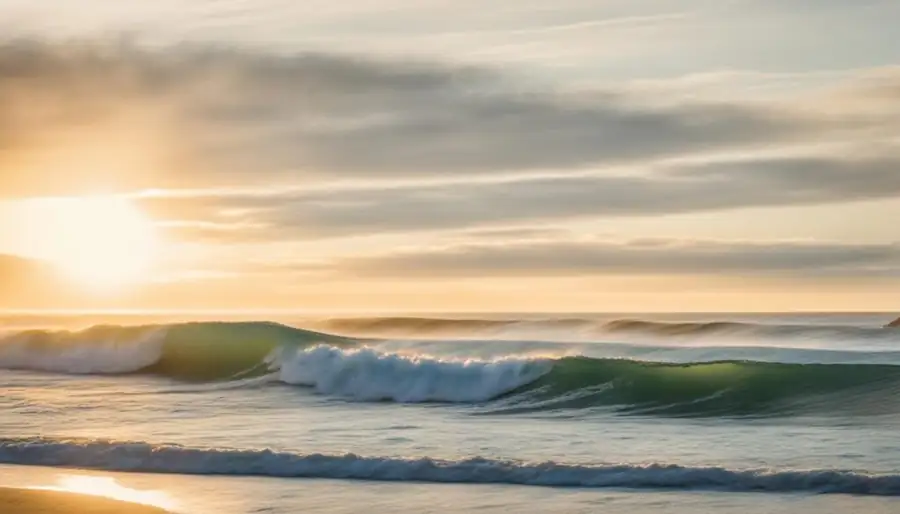 Surfing in California