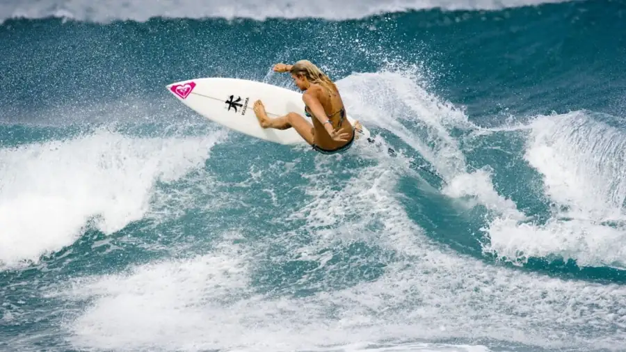 Surfing in California